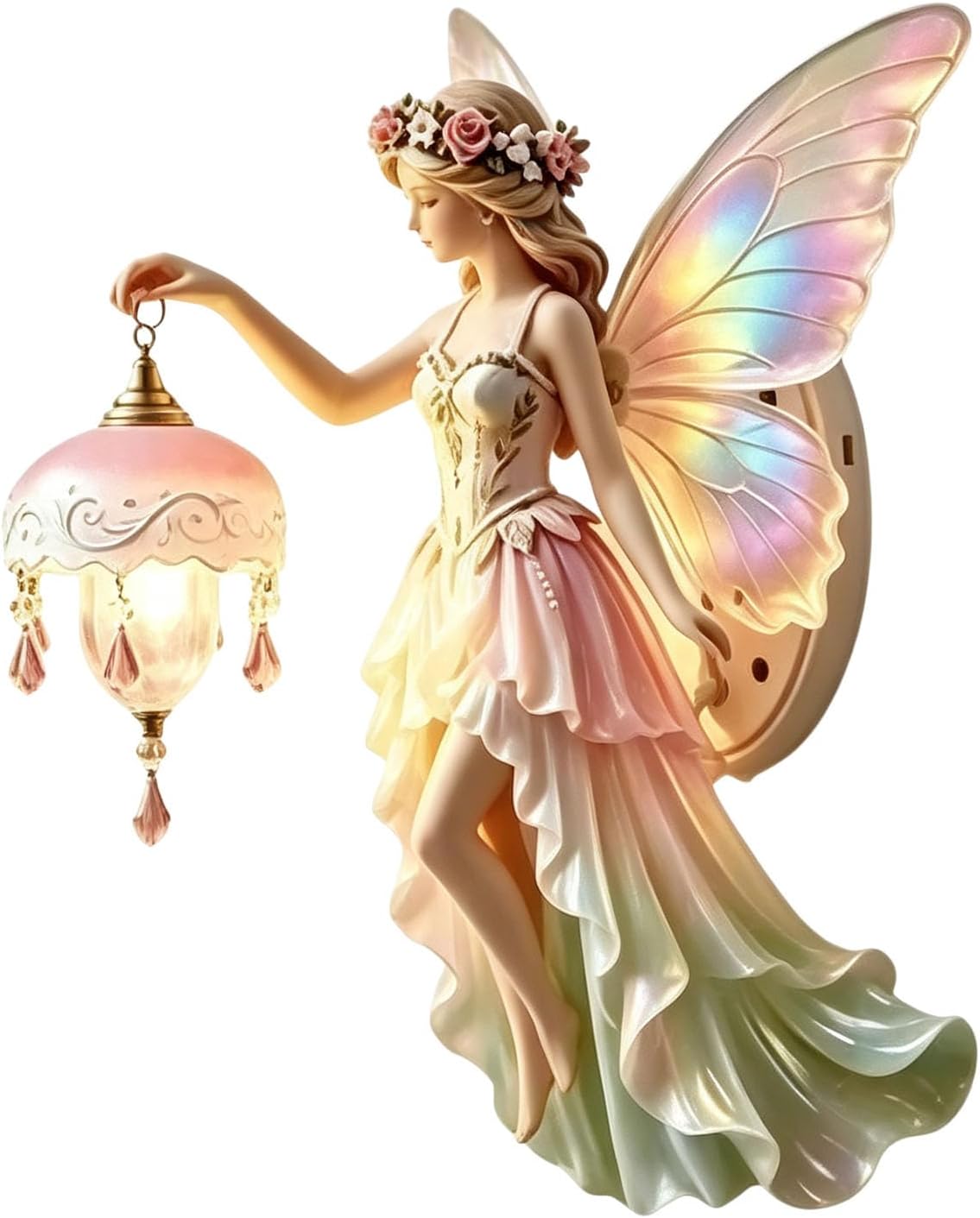 Vintage Fairy Wall Sconce with Soft Glow