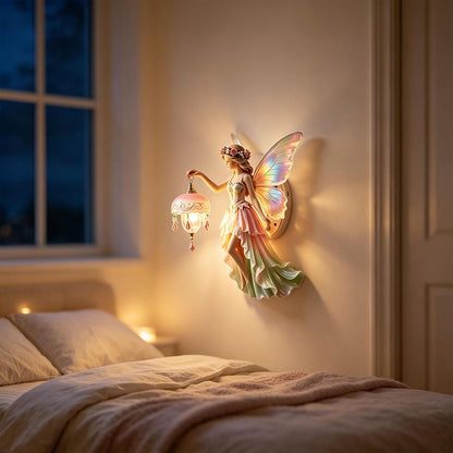 Vintage Fairy Wall Sconce with Soft Glow