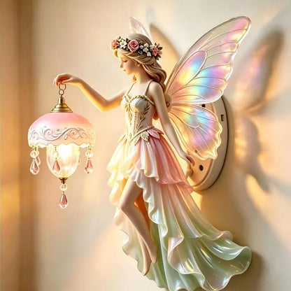 Vintage Fairy Wall Sconce with Soft Glow